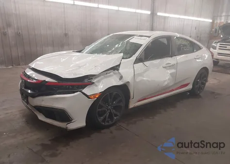 2019 Honda Civic Sport z USA, uszkodzony, nr VIN 19XFC2E83KE016344